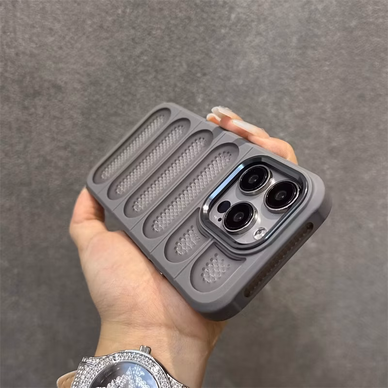 Mesh Heat Dissipation for Iph0ne Phone Case Drop Resistance
