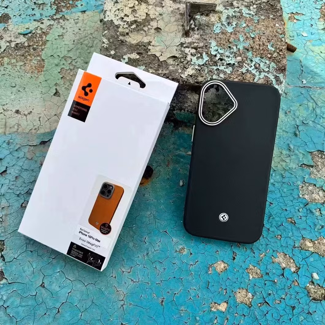 Factory Wholesale for iPhone 16 Spige Enzo Business Leather Case