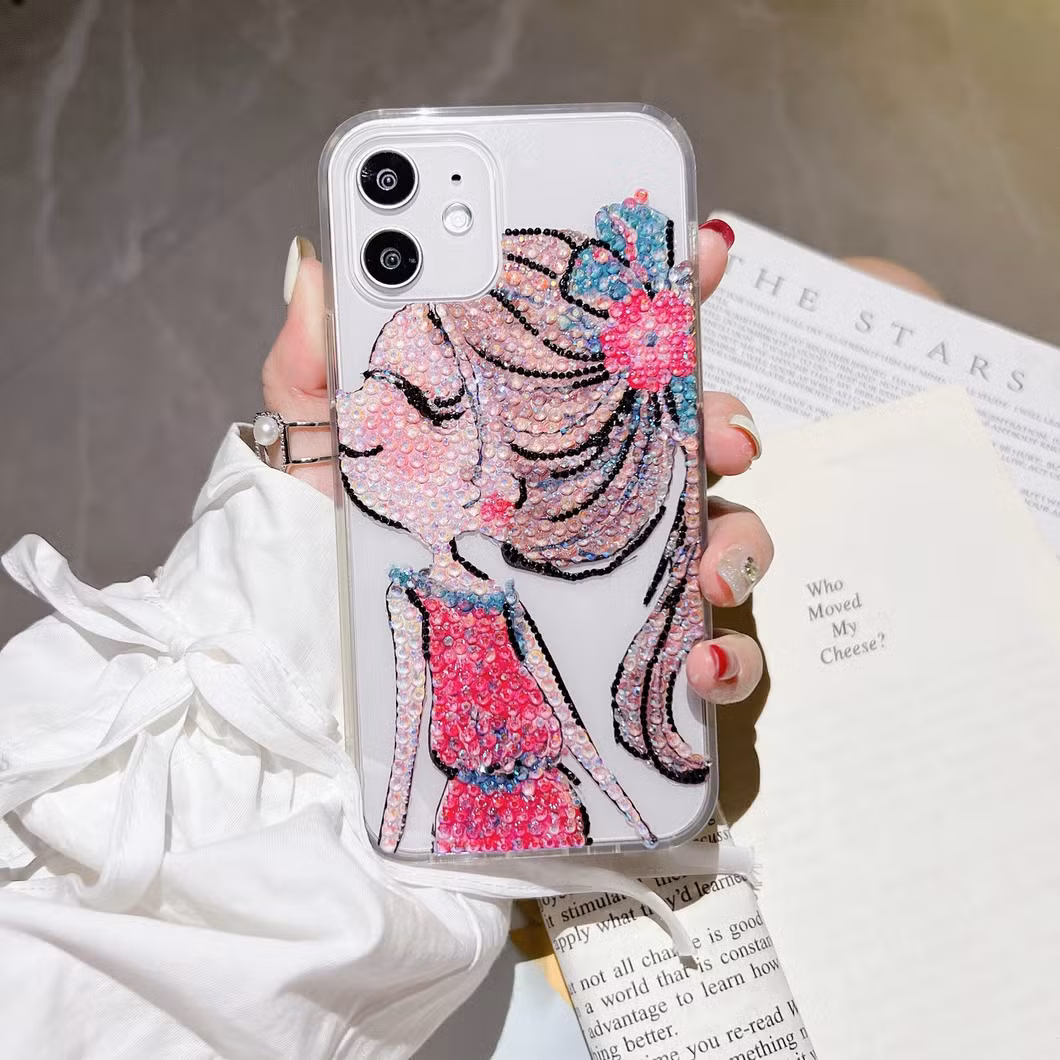 Fashion Luxury Diamond Shockproof Designer Mobile Phone Funda Cover Accessories Phone Case for iPhone 12 13 14 11 PRO Max