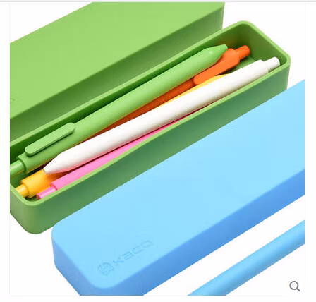 Creative Durable Offices/Schools Candy Color Stationery Silicone Pen/Pencil Cases
