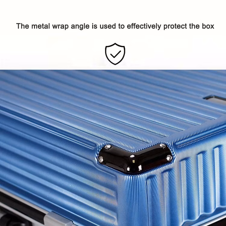 Yx16867 Hardshell Designer Travel Luggage Thickened Telescopic Daily Case with Hook Aluminum Frame Suitcase