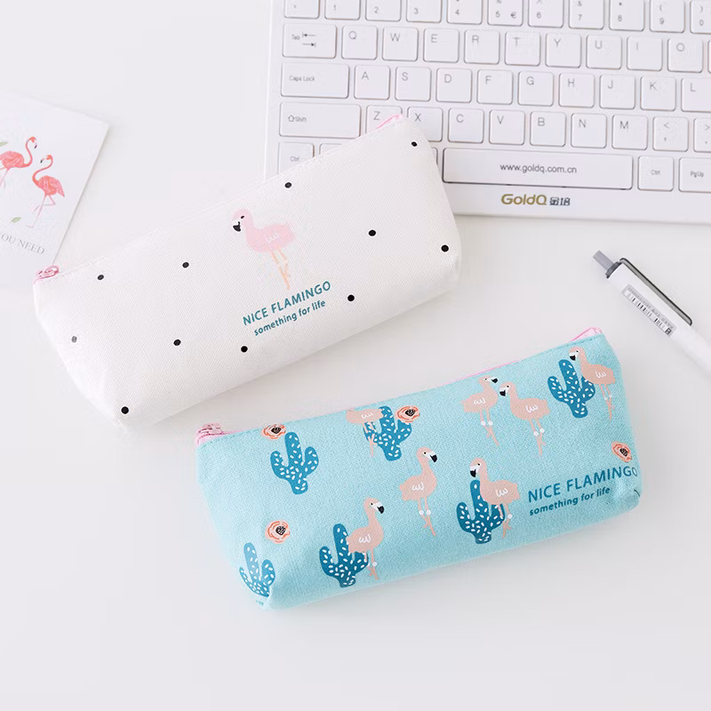 Hot Stationery PU Zipper Fashion Triangle Pencil Bag Pencil Case for School