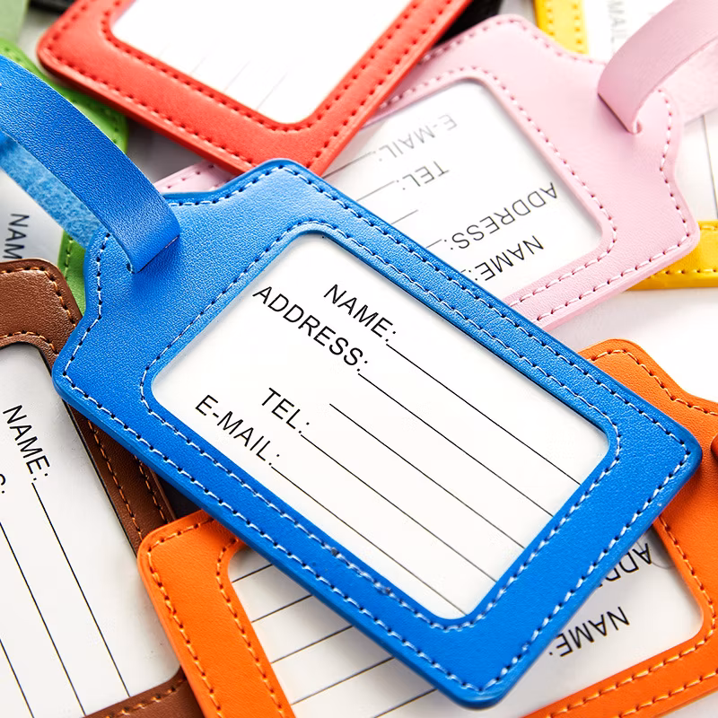 Wholesale Blank Custom Fashion Promotional Travel Customized Vacation Women Wedding Favors Rubber Soft PVC Bag Luggage Tag