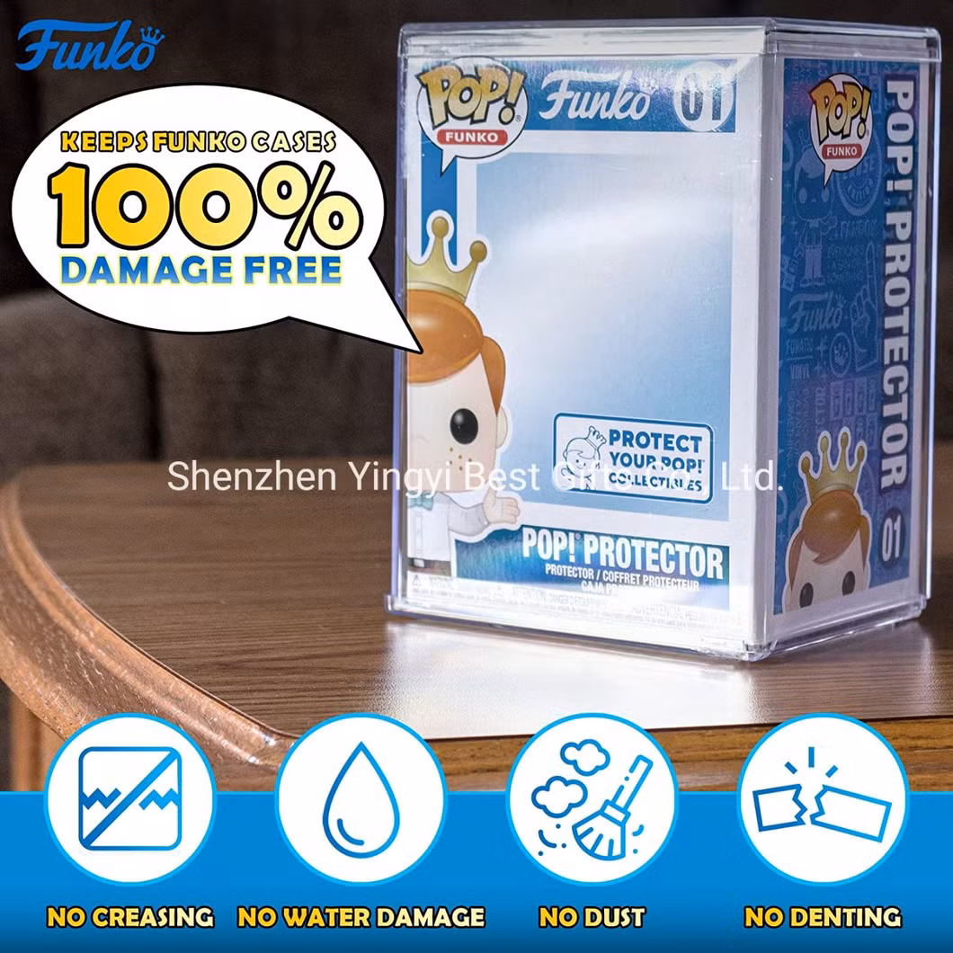 Custom Clear Hard Plastic Box Acrylic Funko Pop Protector Case