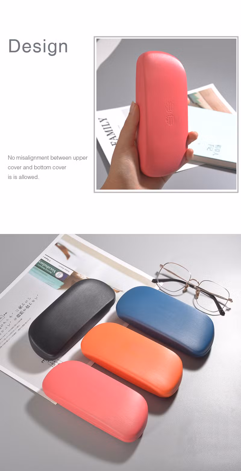 Inno-T185 Round Outline, Elegant Hard Shell Portable Glasses Case for Optical Glasses