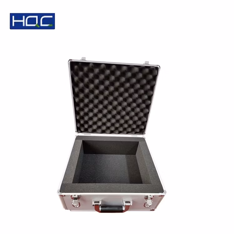 High Performance Silver Aluminum Case with Custom Foam and Mesh Bag