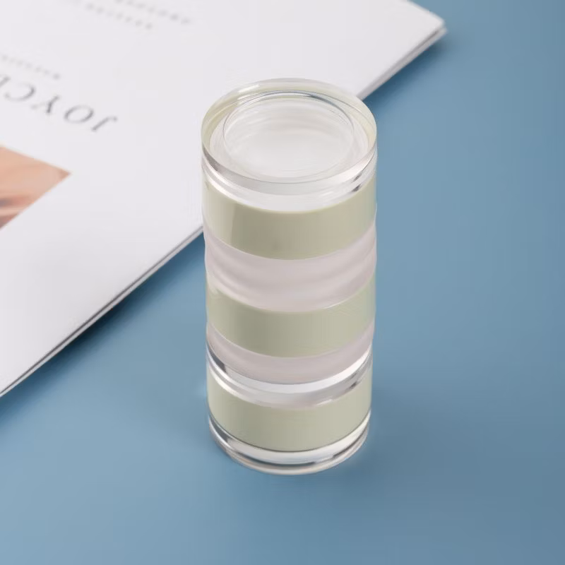 Elegant Frosted Blush Eyeshadow Case for Wholesale Packaging