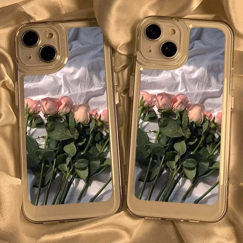 Early Spring Flower Pink Rose for Hone Case Apple