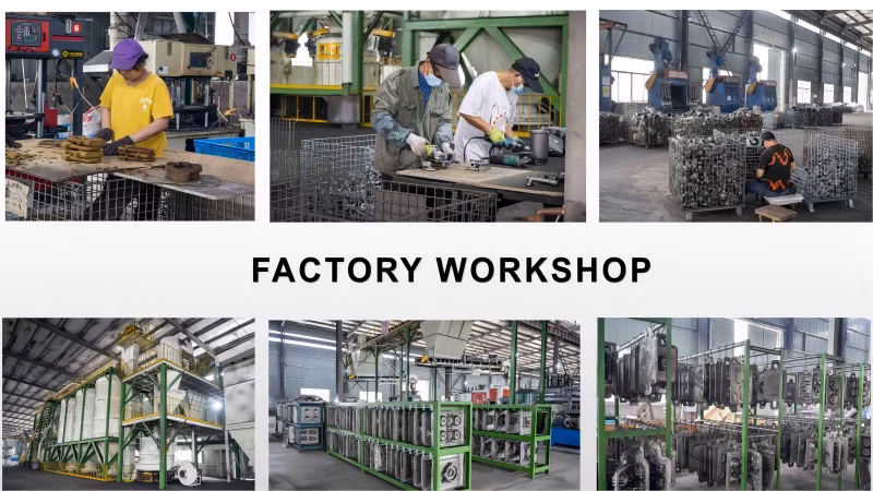 Investment Casting Process Custom High Quality Unusual Iron Pump Casing