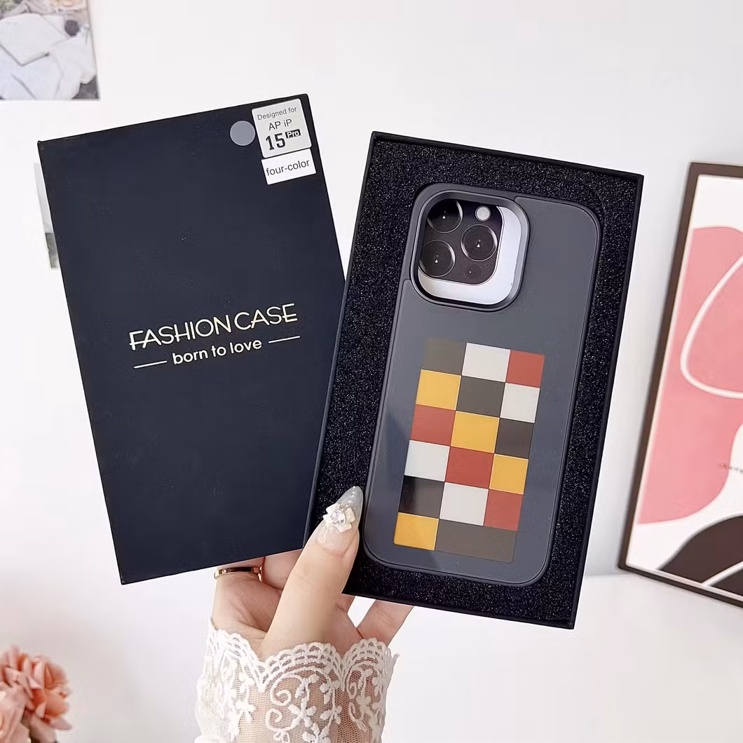 New Designer NFC Smart E Ink Screen Display Mobile Phone Case Cover for Phone 15 PRO Max - DIY Cases for Phone 14/13