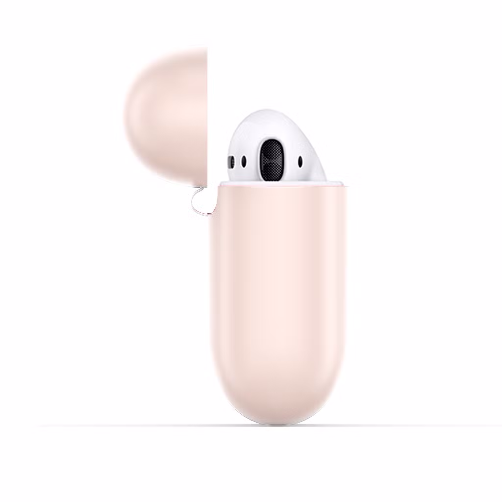 Pure Wireless Charging Protective Cover Hook Cartoon Designers Silicone Case for Airpods 1/2
