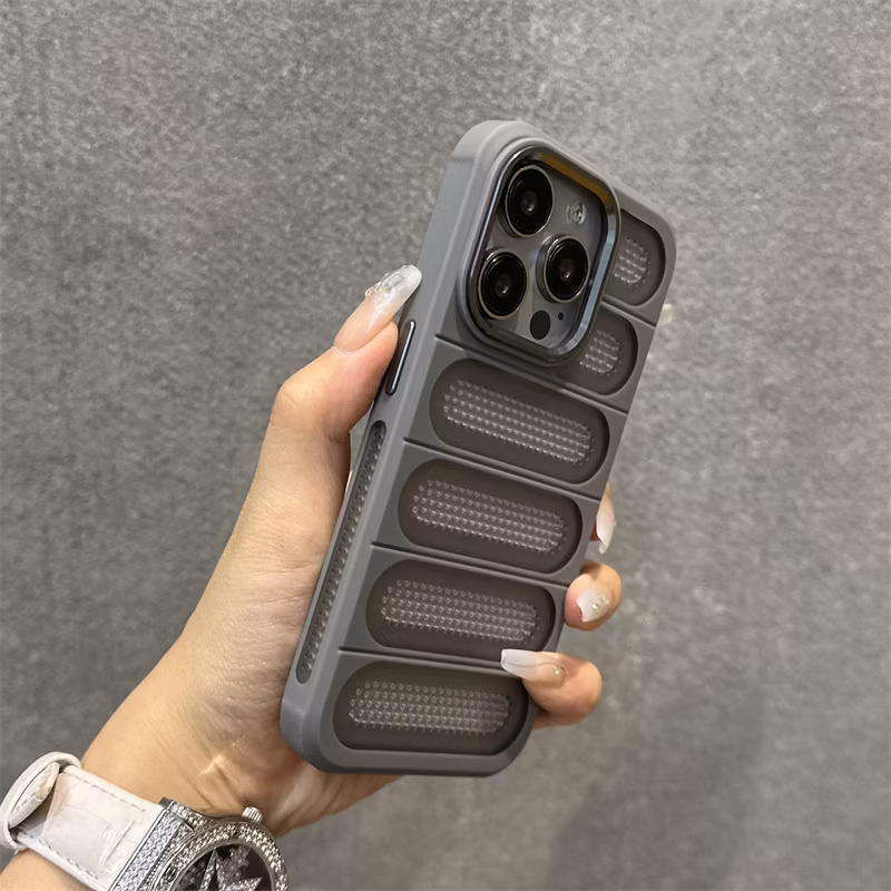 Mesh Heat Dissipation for Iph0ne Phone Case Drop Resistance