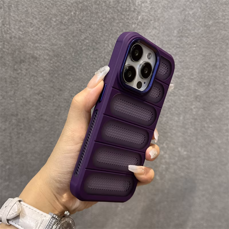 Mesh Heat Dissipation for Iph0ne Phone Case Drop Resistance