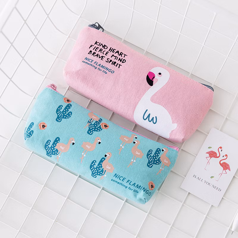 Hot Stationery PU Zipper Fashion Triangle Pencil Bag Pencil Case for School