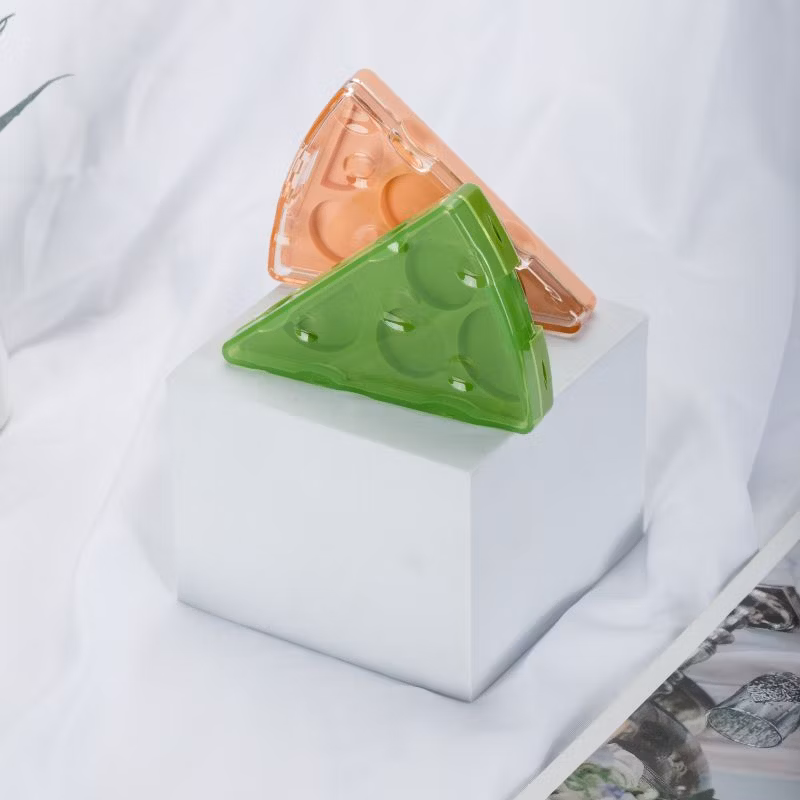 Pizza Shaped Unique Eyeshadow Palette Empty Eyeshadow Containers Transparent Eyeshadow Case