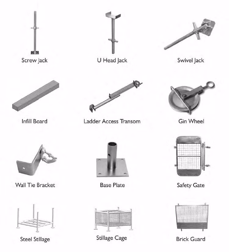 High Quality Heavy Duty Safe Galvanized/Painted Kwikstage Scaffolding Scaffold Minecraft