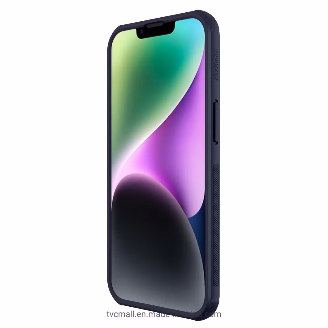 Nillkin Super Frosted Shield PRO Matte Hard PC Phone Case for iPhone 14 Plus (Hollow-out Design for Logo) - Dark Purple