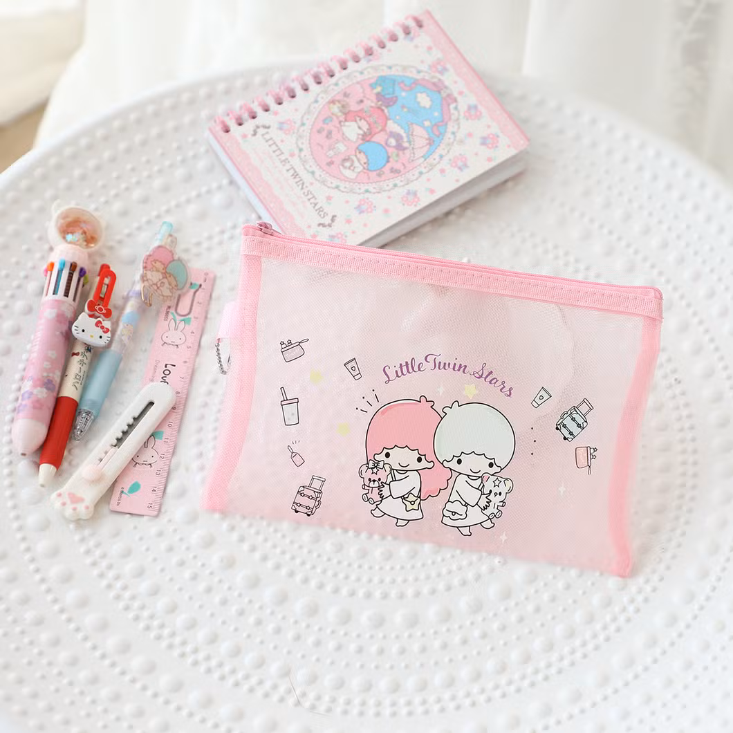 Girl Pencil Case Makeup Kitty Melody Travel Toiletry Cosmetic Bag