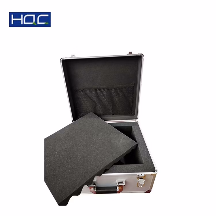 High Performance Silver Aluminum Case with Custom Foam and Mesh Bag