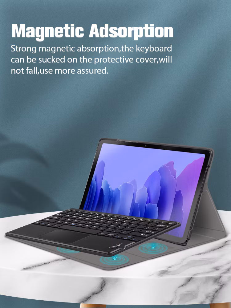 Trackpad Bluetooth Keyboard Case for Samsung Galaxy Tab A7 10.4 Tablet Leather Cover Factory Wholesales
