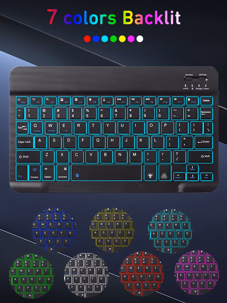 Wireless Keyboard Case with Backlit for iPad 10th Gen 10.9inch 2022