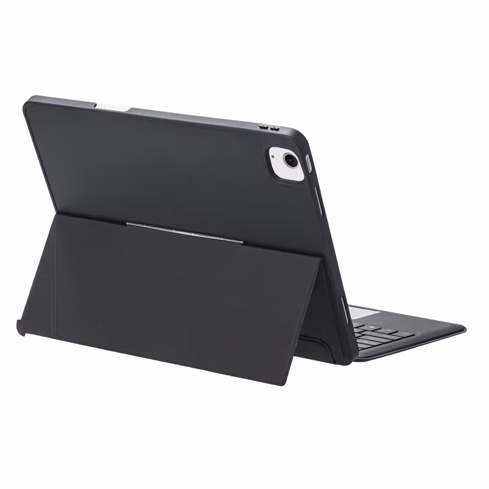 2-in-1 Integrated Keyboard Tablet Case for iPad Air 11 2024 M2 Multiple Standing Angles