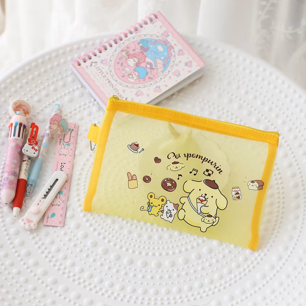 Girl Pencil Case Makeup Kitty Melody Travel Toiletry Cosmetic Bag