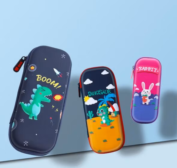Cute Design Custom Printing Student Hard EVA Pencil Case Stationery Bag