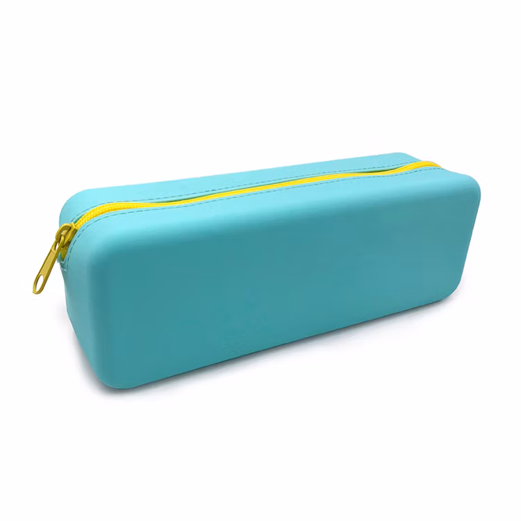 Custom Fashion Student Large-Capacity Silicone Pencil Bag Decompression Durable Pen Case