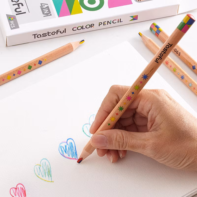 Student Hand Painted Pencil Safe Non-Toxic Drawing Drawing Pencil for Children