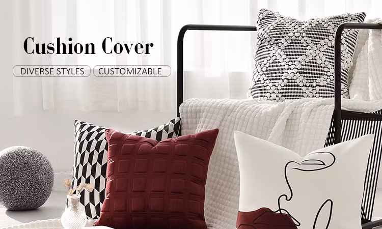 Elegant Living Room Cushion Case for Cozy Home Atmosphere
