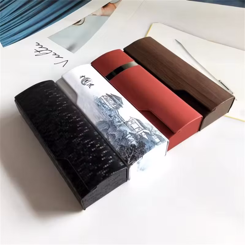 New Fashion Colorful Eyewear Box Unique Shapes Style Flip Sunglasses Glasses Case