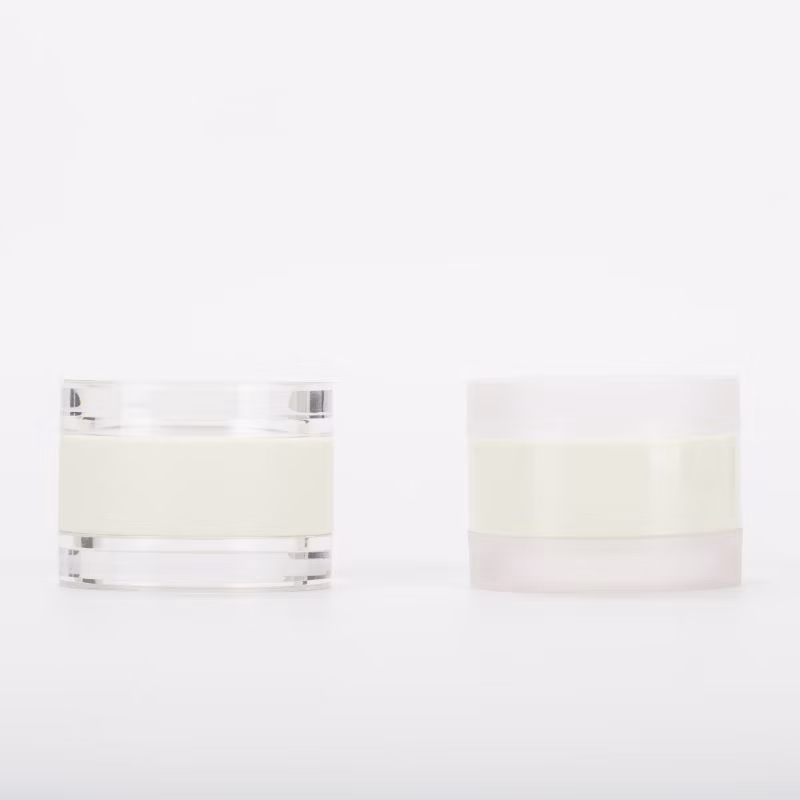 Elegant Frosted Blush Eyeshadow Case for Wholesale Packaging