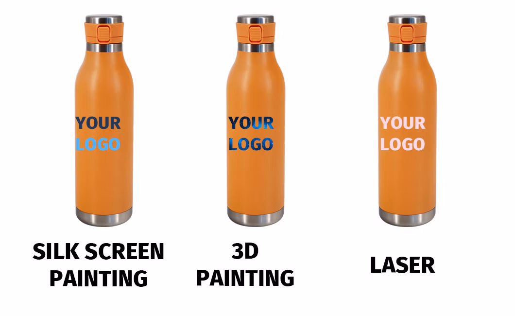 Wholesale Custom Logo 500ml/750ml Stainless Steel Sport Cola Water Bottles 500ml Vacuum Insulated Water Bottle Sport BPA Free