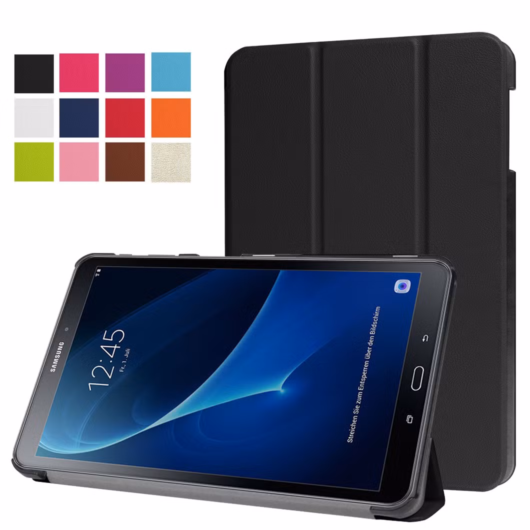 Slim Lightweight Standing Cover Trifold Tablet Case for Samsung Galaxy Tab E 8.0 Sm-T377V T375 T378
