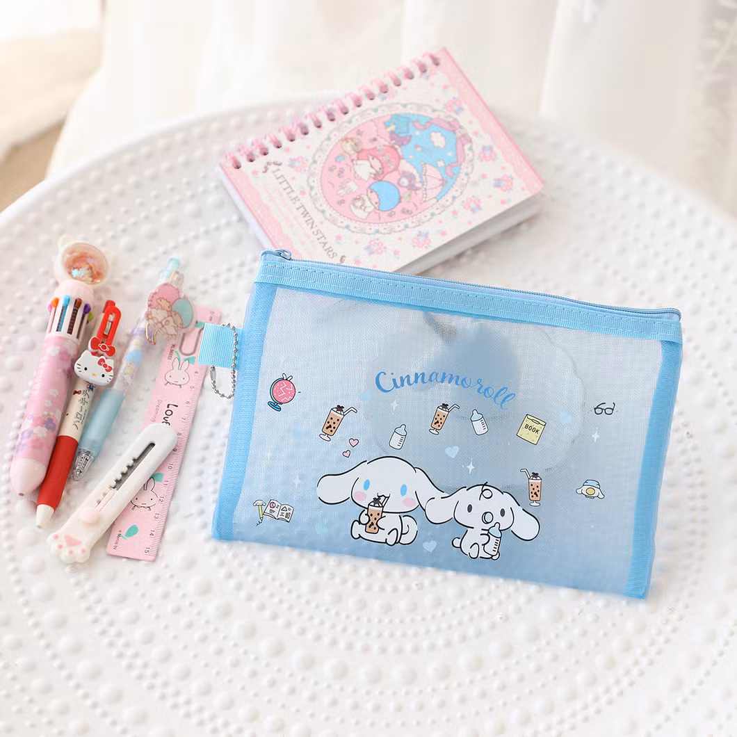 Girl Pencil Case Makeup Kitty Melody Travel Toiletry Cosmetic Bag