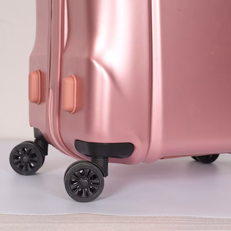 Fancy Blue Black Navy Gold Color Trolley Travel Luggage Case
