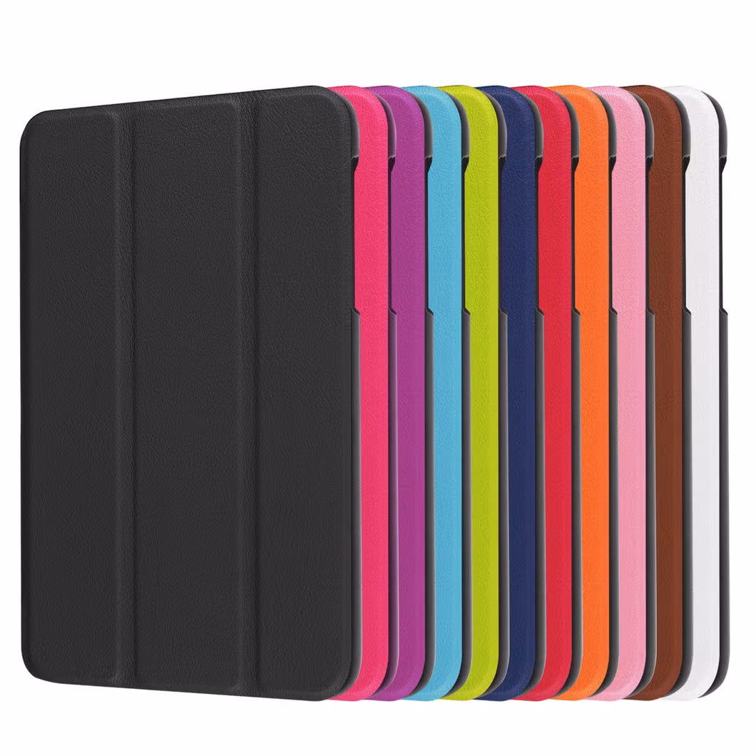 Slim Lightweight Standing Cover Trifold Tablet Case for Samsung Galaxy Tab E 8.0 Sm-T377V T375 T378
