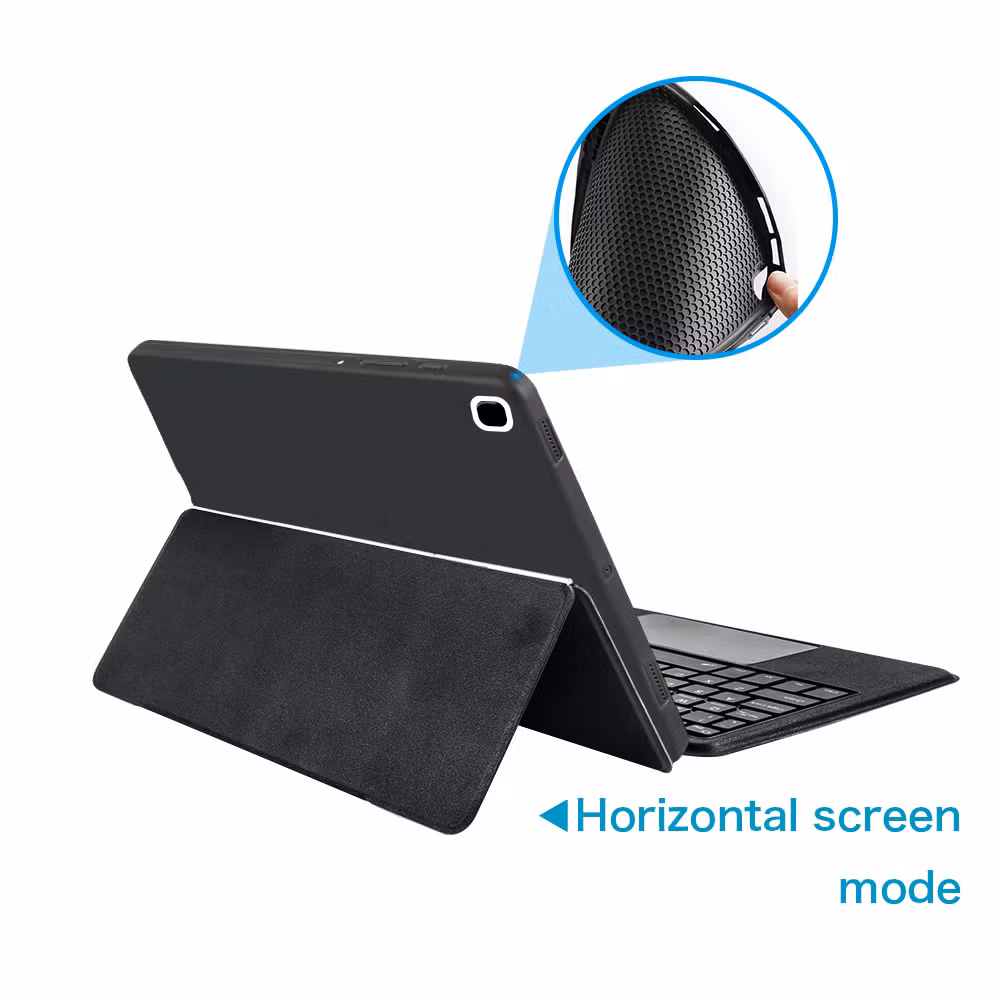 Bluetooth Keyboard Case for Samsung Galaxy Tab S6 Lite 2022 Touchpad Keyboard Leather Case