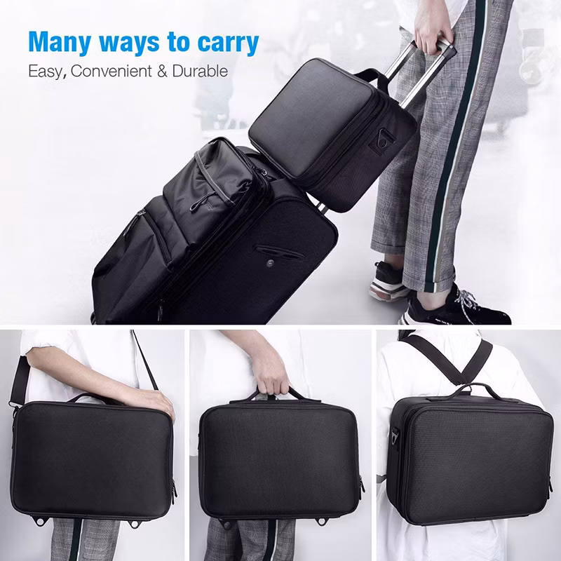Custom Cosmetic Bags Portable Makeup Bag Travel Luxury Elegant Cosmetic Case