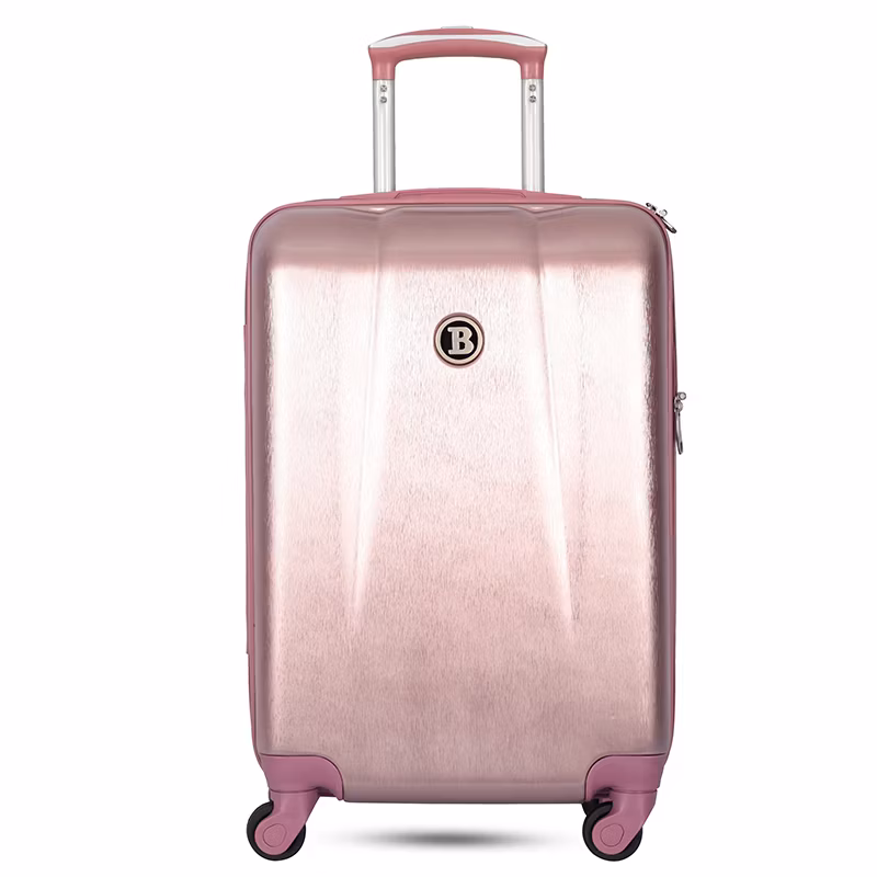 Fancy Blue Black Navy Gold Color Trolley Travel Luggage Case