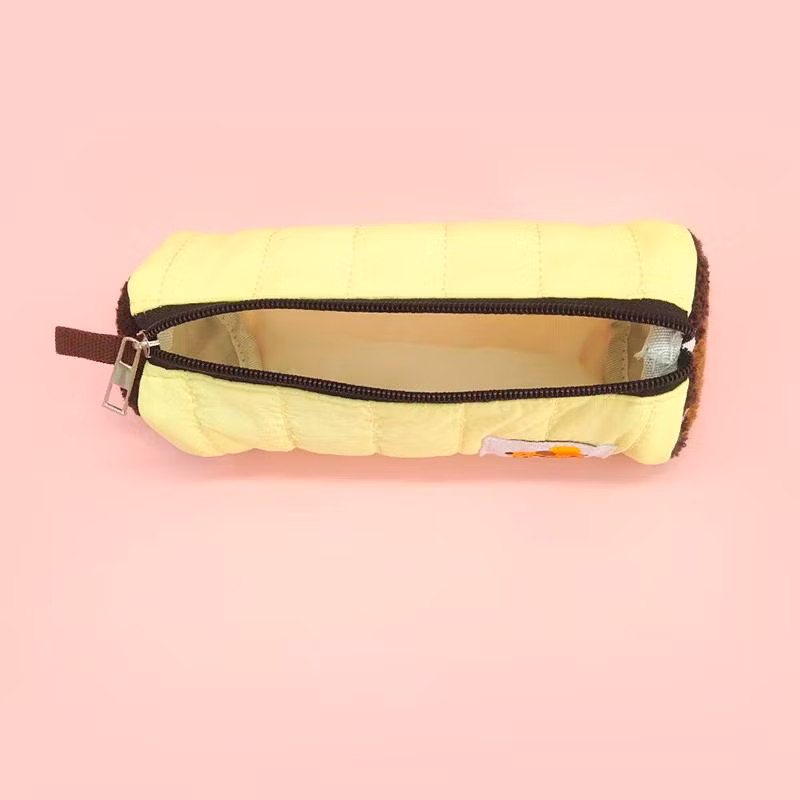 Kawaii Plush Zipper Pencil Case Used for Office Supplies and Stationery Storage