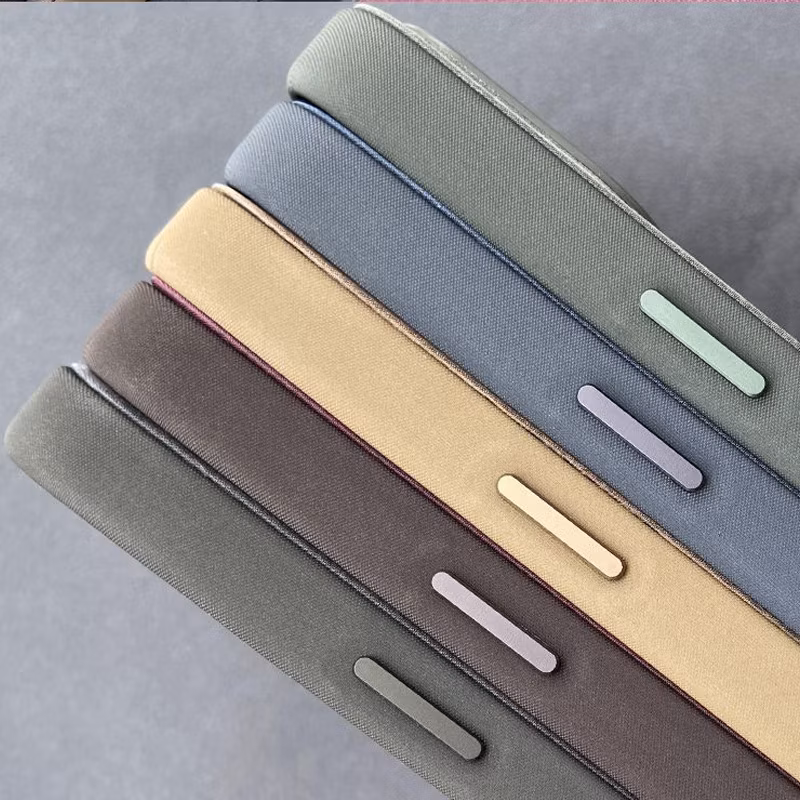 Luxury Designer Wholesale Magnetic Woven Twill Mobile Phone Case for iPhone 15 PRO Max Plus