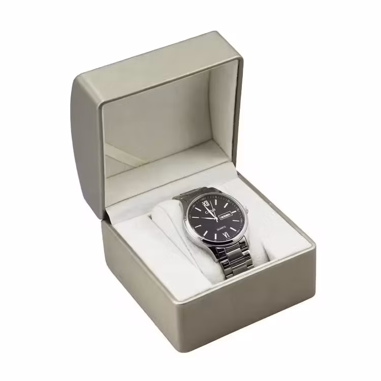 Custom Leather Watch Box Elegant Exquisite Gift Packaging Case for Watches