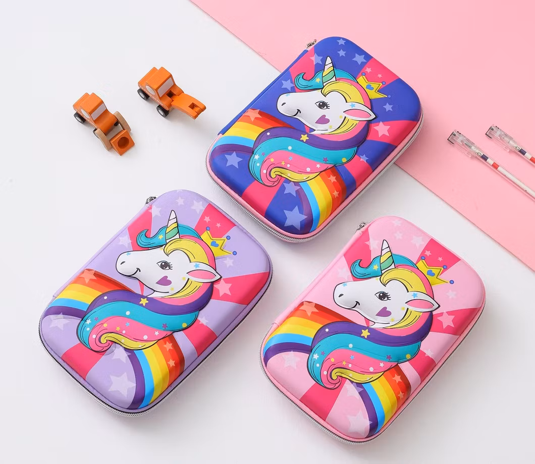 Custom Logo Printed EVA Material Customized Pencil Case