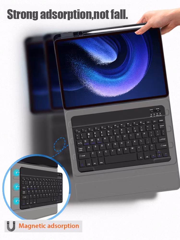 Wireless Keyboard Tablet Leather Case for Xiaomi Pad 6 6PRO 11inch