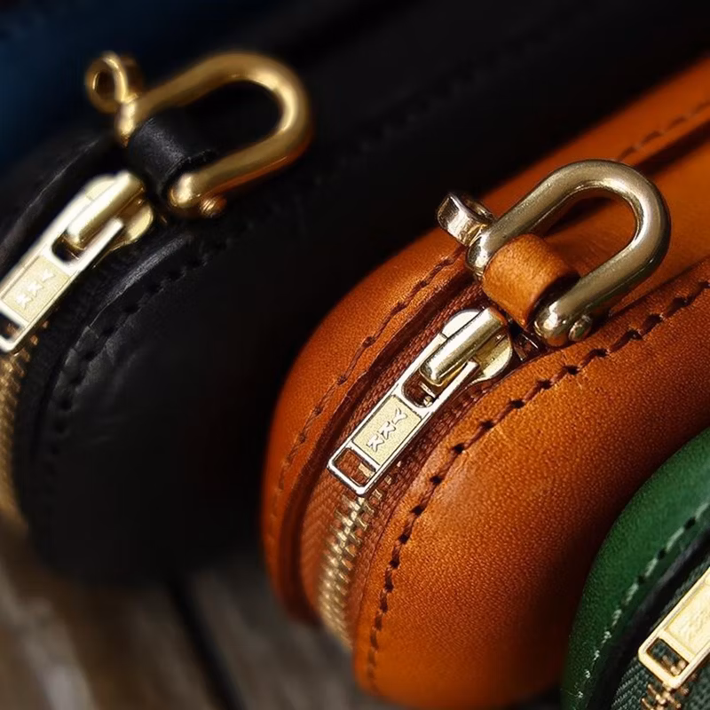 Ea341 High Quality Customized Unique Spectacle Bag Leather Portable Sunglasses Cases Custom Logo for Eyeglasses Hard Shell Zipper Eye Glasses Case