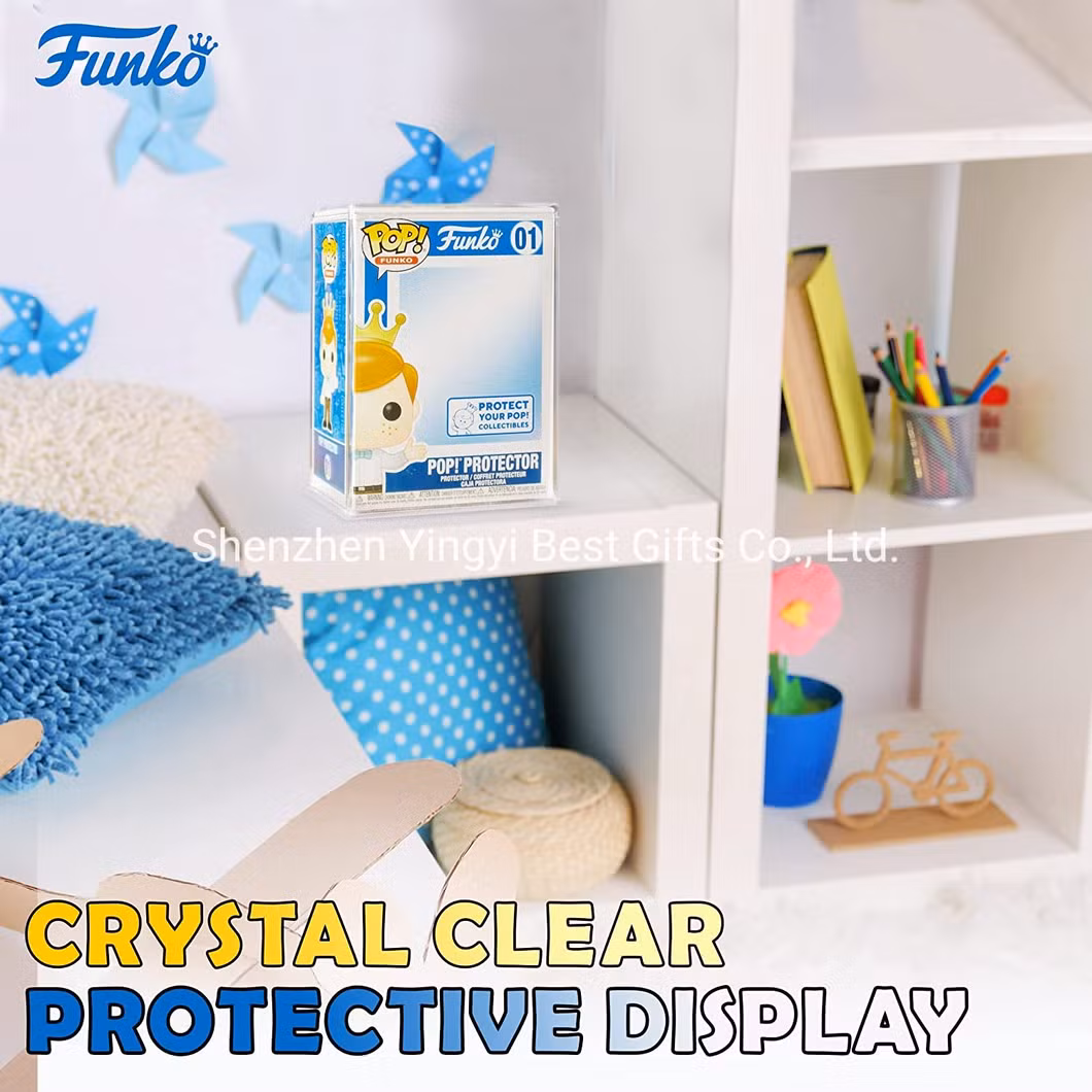 Custom Clear Hard Plastic Box Acrylic Funko Pop Protector Case