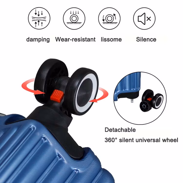 Yx16867 Hardshell Designer Travel Luggage Thickened Telescopic Daily Case with Hook Aluminum Frame Suitcase