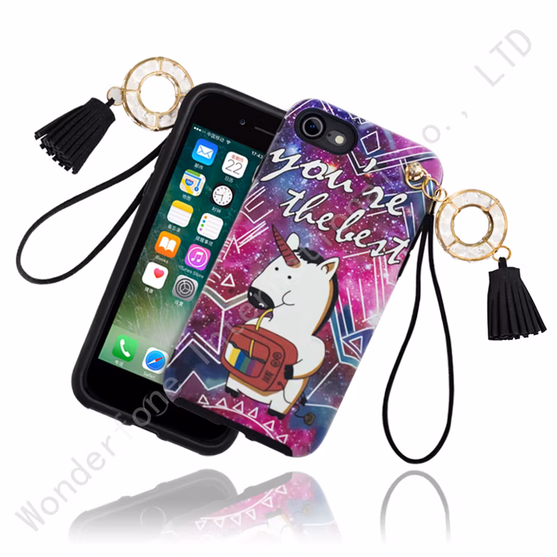 Hybrid Protective Soft Silicone Hard Flower Pattern Case
